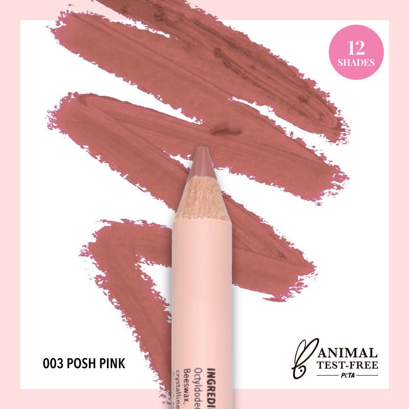 Glamour Us_Moira_Makeup_Signature Lip Liner Pencil_Posh Pink_SGP003 The best affordable Latina and Mexican makeup, beauty and cosmetics supply store in Chula Vista, San Diego