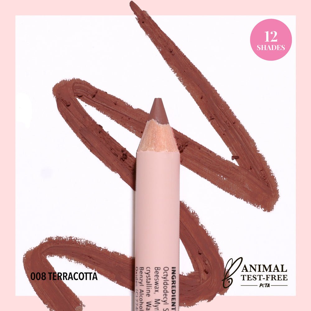 Glamour Us_Moira_Makeup_Signature Lip Liner Pencil_Terracotta_SGP008 The best affordable Latina and Mexican makeup, beauty and cosmetics supply store in Chula Vista, San Diego