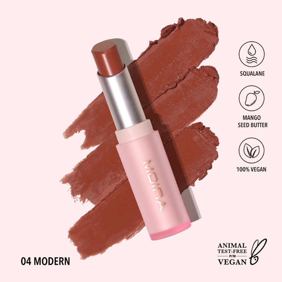 Glamour Us_Moira_Makeup_Signature Lipstick_Modern_SLS004 Latina makeup, beauty and skincare supply store Mexican makeup products