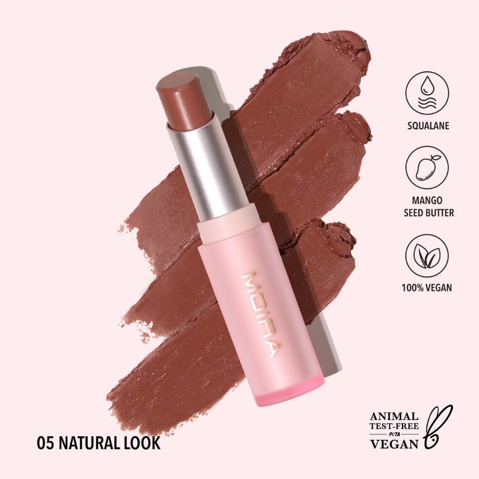 Glamour Us_Moira_Makeup_Signature Lipstick_Natural Look_SLS005 Latina makeup, beauty and skincare supply store Mexican makeup products
