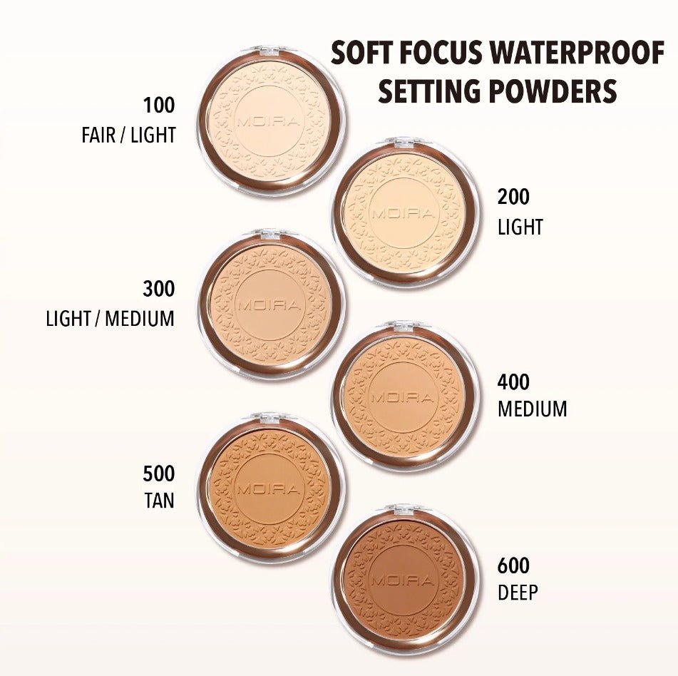 Glamour Us_Moira_Makeup_Soft Focus Waterproof Setting Powder_100 Fair/ Light_SWP100 The best affordable Latina and Mexican makeup, beauty and cosmetics supply store in Chula Vista, San Diego