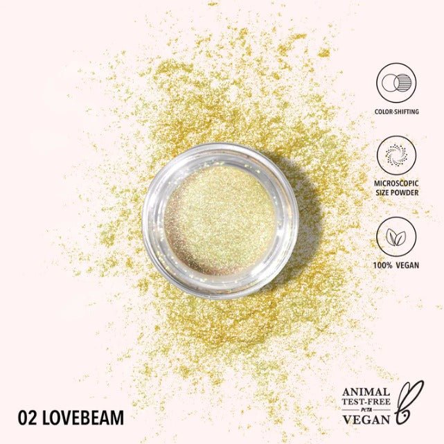 Glamour Us_Moira_Makeup_Starstruck Chrome Loose Powder_Lovebeam_SCLP002