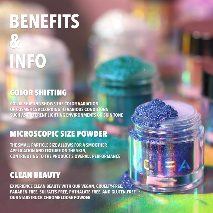 Glamour Us_Moira_Makeup_Starstruck Chrome Loose Powder_Pink Era_SCLP001 The best affordable Latina and Mexican makeup, beauty and cosmetics supply store in Chula Vista, San Diego