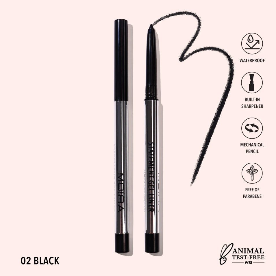 Glamour Us_Moira_Makeup_Statement Gel Eyeliner_Black_STL002 The best affordable Latina and Mexican makeup, beauty and cosmetics supply store in Chula Vista, San Diego