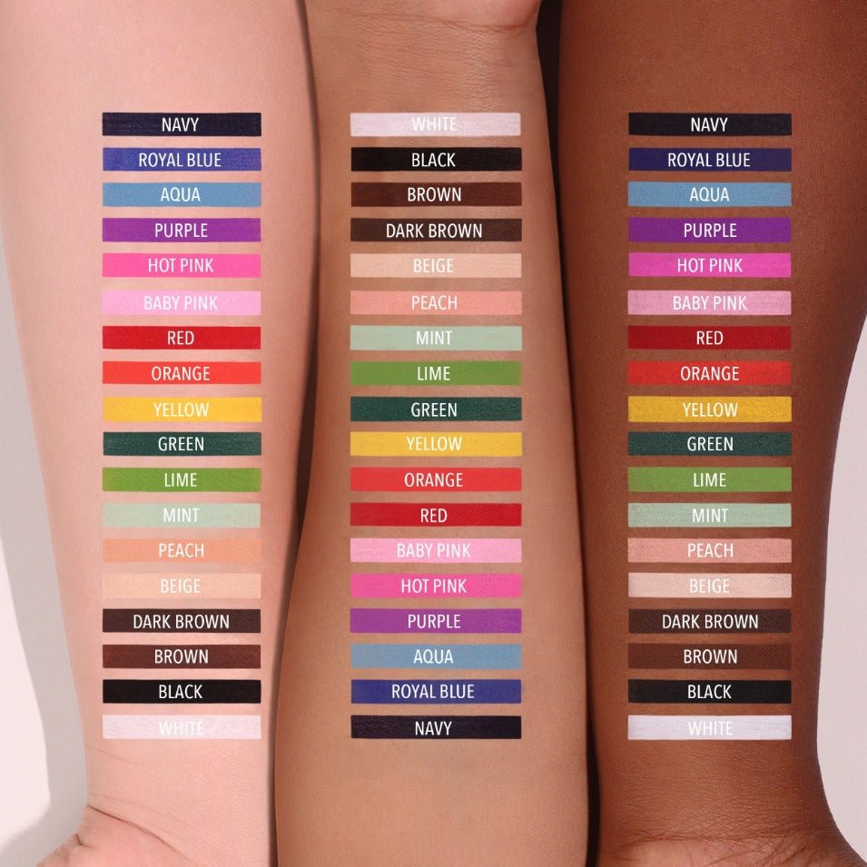 Glamour Us_Moira_Makeup_Statement Gel Eyeliner_White_STL001 The best affordable Latina and Mexican makeup, beauty and cosmetics supply store in Chula Vista, San Diego