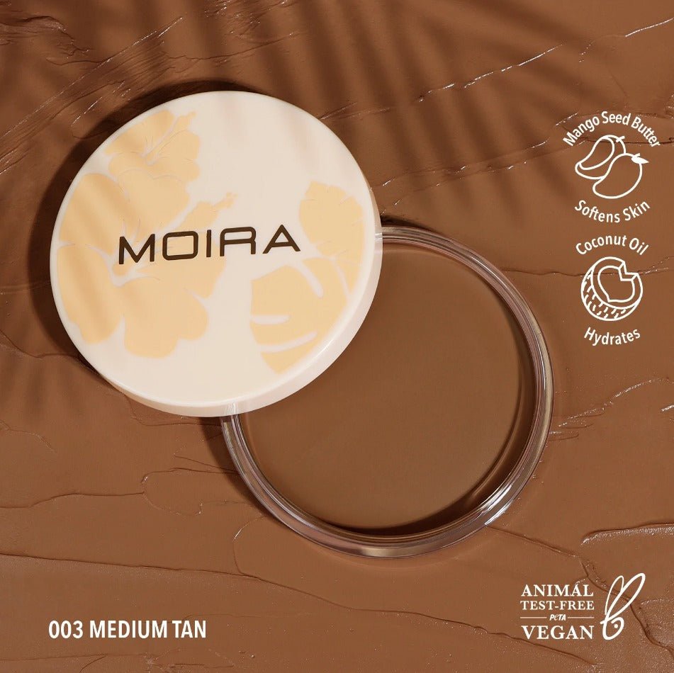 Glamour Us_Moira_Makeup_Stay Golden Cream Bronzer_Medium Tan_SCB003 The best affordable Latina and Mexican makeup, beauty and cosmetics supply store in Chula Vista, San Diego