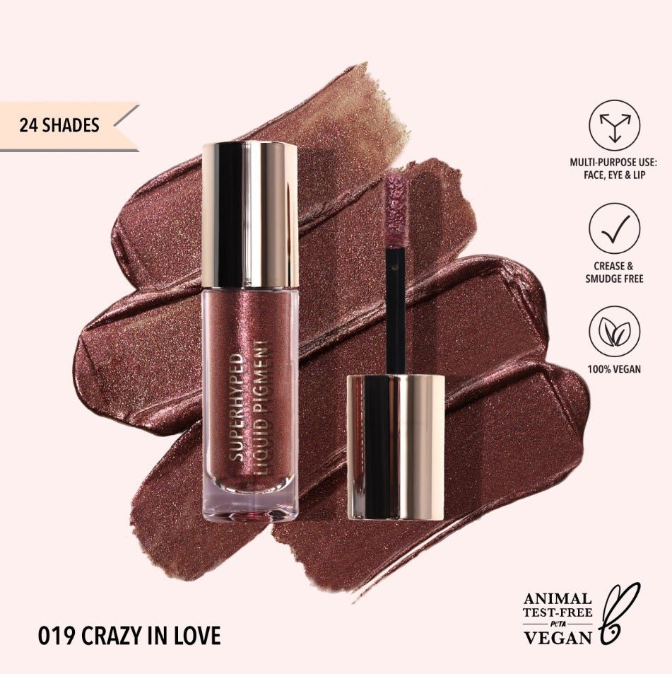 Glamour Us_Moira_Makeup_Superhyped Liquid Pigment_Crazy in Love_SLP019 The best affordable Latina and Mexican makeup, beauty and cosmetics supply store in Chula Vista, San Diego
