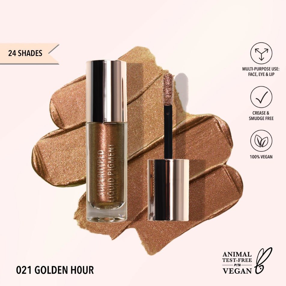 Glamour Us_Moira_Makeup_Superhyped Liquid Pigment_Golden Hour_SLP021 The best affordable Latina and Mexican makeup, beauty and cosmetics supply store in Chula Vista, San Diego