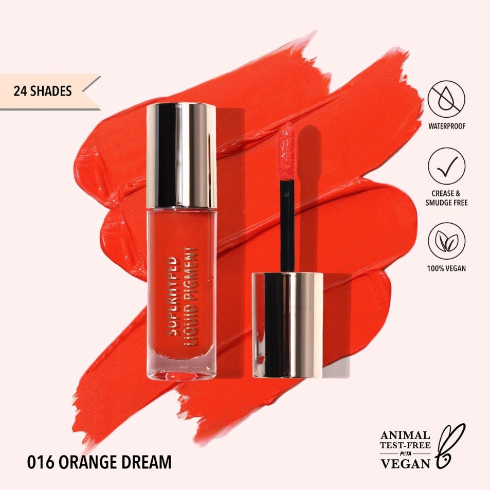 Glamour Us_Moira_Makeup_Superhyped Liquid Pigment_Orange Dream_SLP016 The best affordable Latina and Mexican makeup, beauty and cosmetics supply store in Chula Vista, San Diego