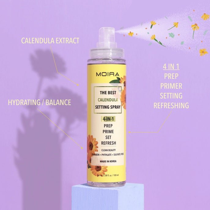 Glamour Us_Moira_Makeup_The Best Calendula Setting Spray__TBS004 The best affordable Latina and Mexican makeup, beauty and cosmetics supply store in Chula Vista, San Diego