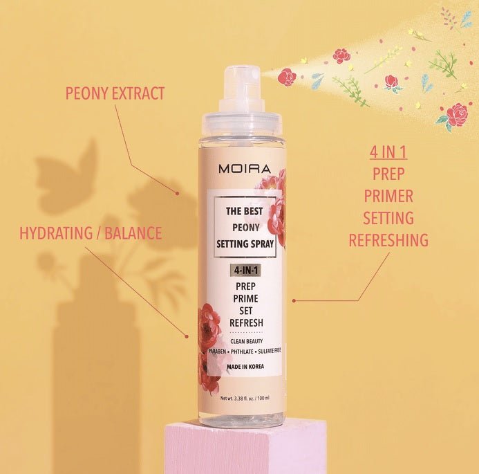 Glamour Us_Moira_Makeup_The Best Peony Setting Spray__TBS003 The best affordable Latina and Mexican makeup, beauty and cosmetics supply store in Chula Vista, San Diego