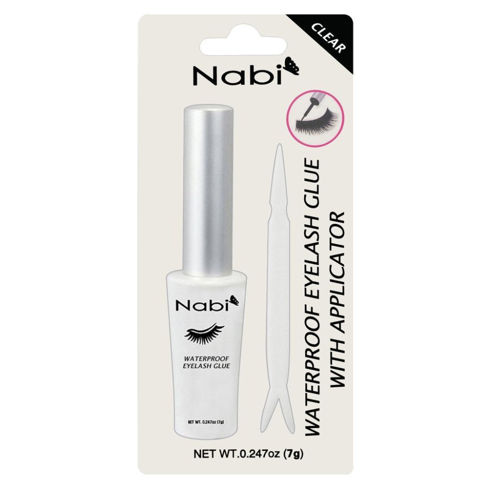 Glamour Us_Nabi_Lashes_Clear - Waterproof Eyelash Glue Liner with Applicator 7g.__GD - 24 - CLEAR The best affordable Latina and Mexican makeup, beauty and cosmetics supply store in Chula Vista, San Diego