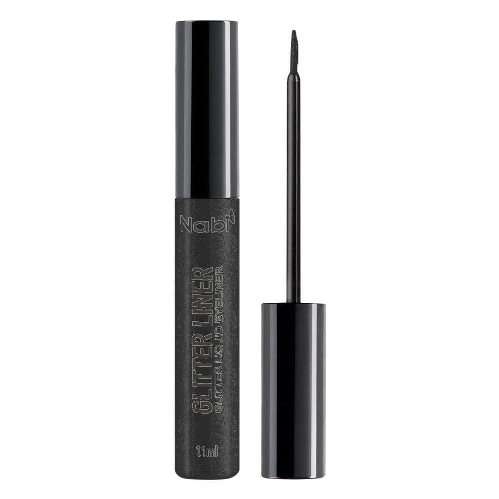 Glamour Us_Nabi_Makeup_Glitter Liquid Eyeliner_Black_ELG72 - 3 The best affordable Latina and Mexican makeup, beauty and cosmetics supply store in Chula Vista, San Diego