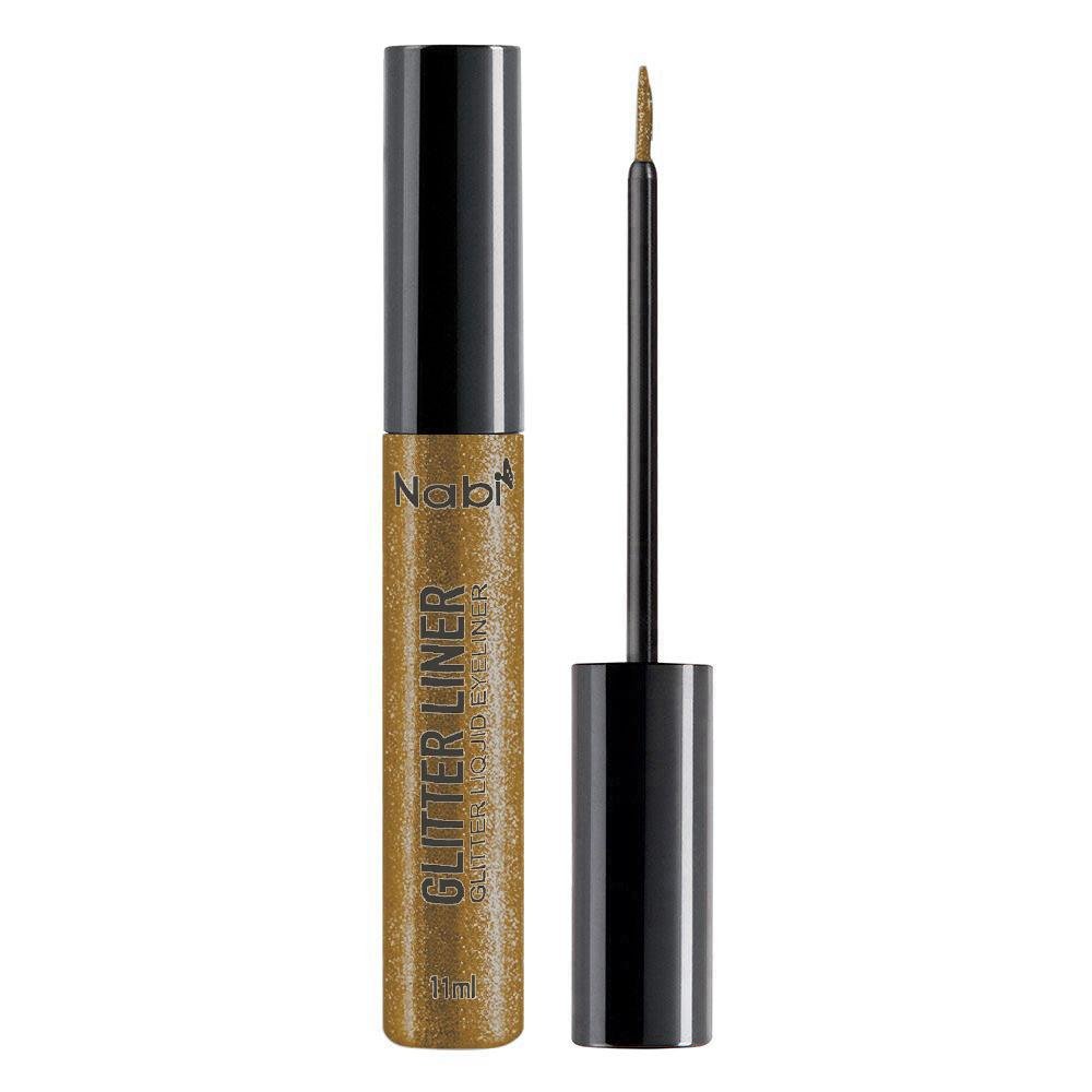 Glamour Us_Nabi_Makeup_Glitter Liquid Eyeliner_Gold_ELG72 - 11 The best affordable Latina and Mexican makeup, beauty and cosmetics supply store in Chula Vista, San Diego