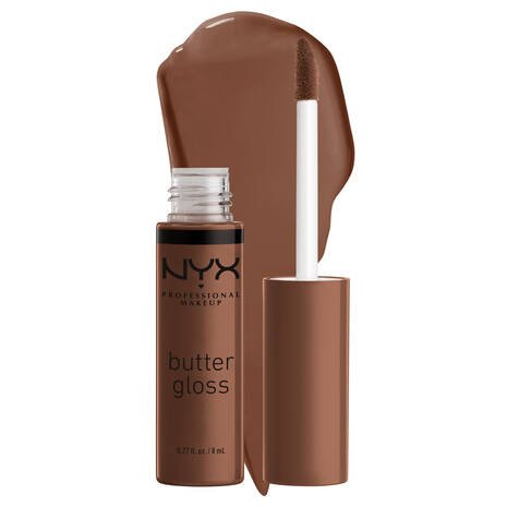 Glamour Us_NYX_Makeup_Butter Gloss_Fudge Me_BLG49 The best affordable Latina and Mexican makeup, beauty and cosmetics supply store in Chula Vista, San Diego