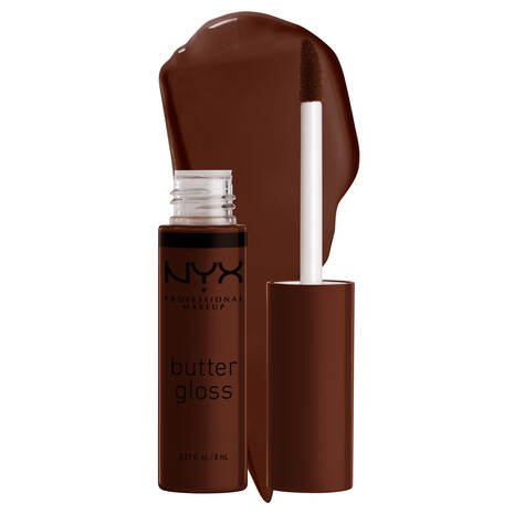Glamour Us_NYX_Makeup_Butter Gloss_Brownie Drip_BLG51 The best affordable Latina and Mexican makeup, beauty and cosmetics supply store in Chula Vista, San Diego