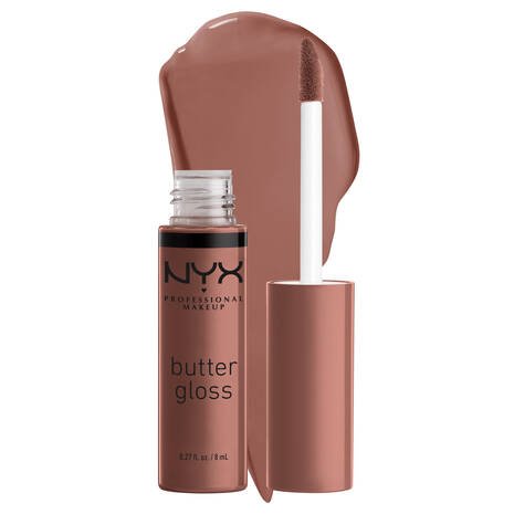 Glamour Us_NYX_Makeup_Butter Gloss_Praline_BLG16 The best affordable Latina and Mexican makeup, beauty and cosmetics supply store in Chula Vista, San Diego