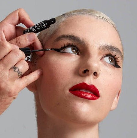 Glamour Us_NYX_Makeup_Epic Wear Matte Waterproof Liquid Eyeliner_Black_EWSPLL01 The best affordable Latina and Mexican makeup, beauty and cosmetics supply store in Chula Vista, San Diego