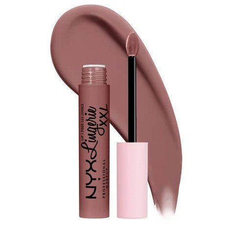 Glamour Us_NYX_Makeup_Lip Lingerie XXL Matte Liquid Lipstick_Unhooked_LXXL11 Latina makeup, beauty and skincare supply store Mexican makeup products