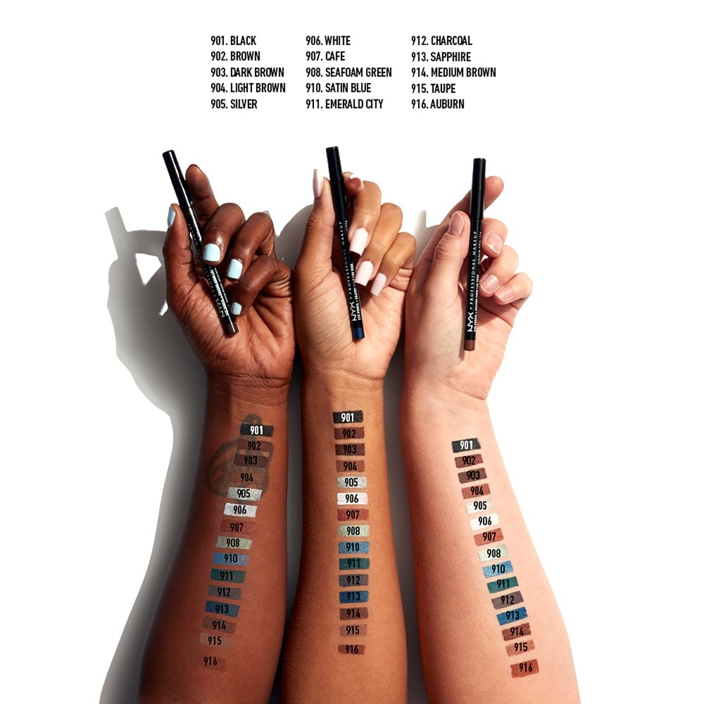 Glamour Us_NYX_Makeup_Slim Eyeliner Pencil_Black_SPE901 The best affordable Latina and Mexican makeup, beauty and cosmetics supply store in Chula Vista, San Diego