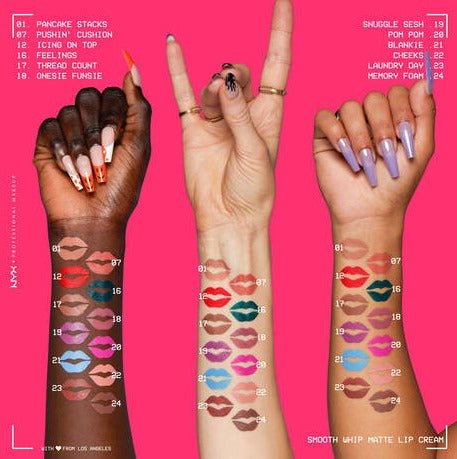 Glamour Us_NYX_Makeup_Smooth Whip Matte Lip Cream_Pancake Stacks_WMLC01 The best affordable Latina and Mexican makeup, beauty and cosmetics supply store in Chula Vista, San Diego