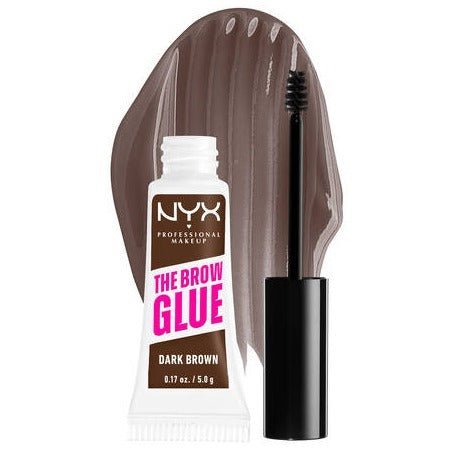 Glamour Us_NYX_Makeup_The Brow Glue Instant Eyebrow Styler Gel_Dark Brown_TBG04 The best affordable Latina and Mexican makeup, beauty and cosmetics supply store in Chula Vista, San Diego