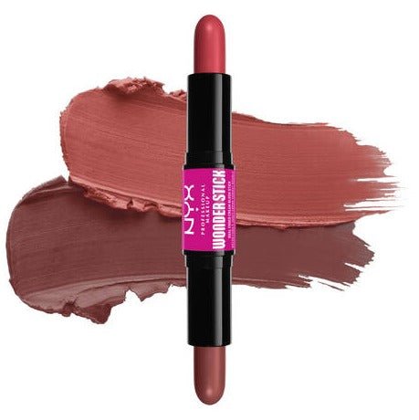 Glamour Us_NYX_Makeup_Wonder Stick Blush_Coral + Deep Peach_WSB03