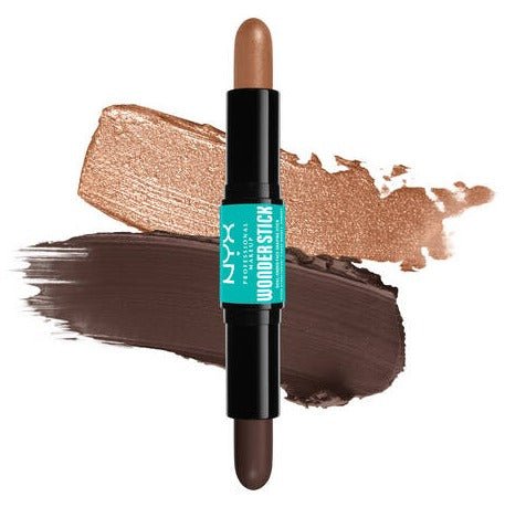 Glamour Us_NYX_Makeup_Wonder Stick Contour & Highlighter Stick_Deep_WSR07 The best affordable Latina and Mexican makeup, beauty and cosmetics supply store in Chula Vista, San Diego