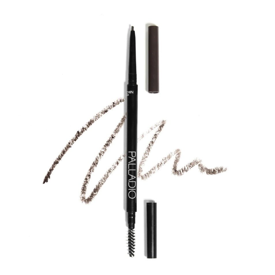 Glamour Us_Palladio_Makeup_Eyebrow Definer Micro Pencil_Black Brown_MBR04 The best affordable Latina and Mexican makeup, beauty and cosmetics supply store in Chula Vista, San Diego