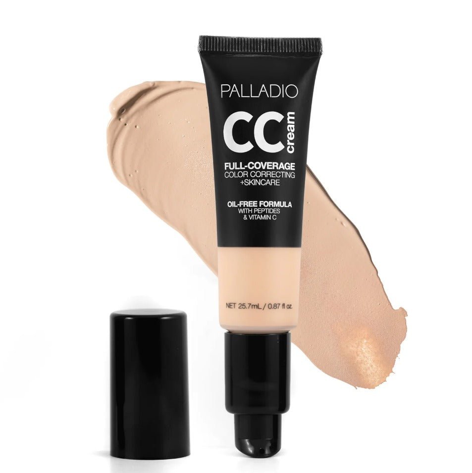 Glamour Us_Palladio_Makeup_CC Cream Full - Coverage Color Correcting + Skincare_Fair 10C - Cool_CC10 The best affordable Latina and Mexican makeup, beauty and cosmetics supply store in Chula Vista, San Diego