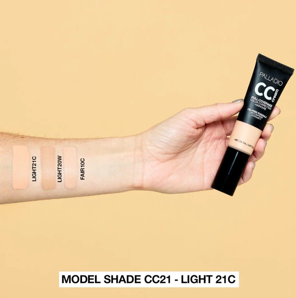 Glamour Us_Palladio_Makeup_CC Cream Full - Coverage Color Correcting + Skincare_Fair 10C - Cool_CC10 The best affordable Latina and Mexican makeup, beauty and cosmetics supply store in Chula Vista, San Diego