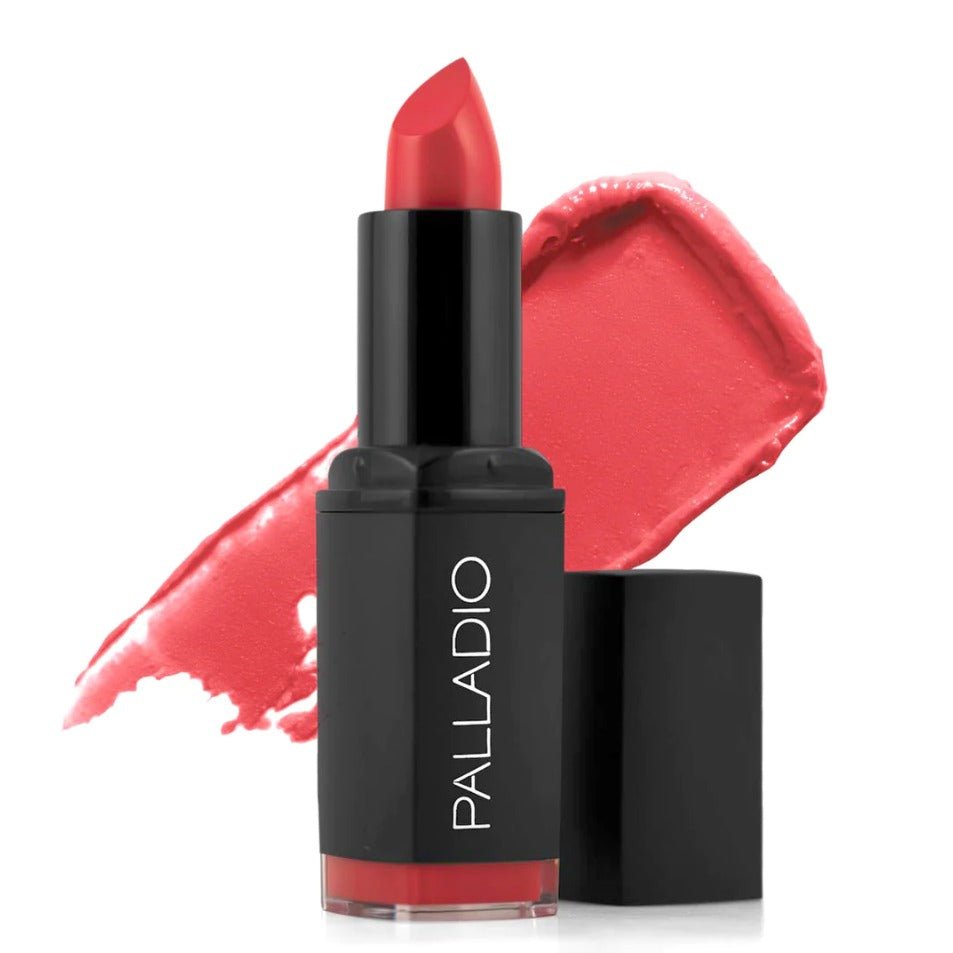 Glamour Us_Palladio_Makeup_Dreamy Matte Lipstick_Coral_HLM02 The best affordable Latina and Mexican makeup, beauty and cosmetics supply store in Chula Vista, San Diego