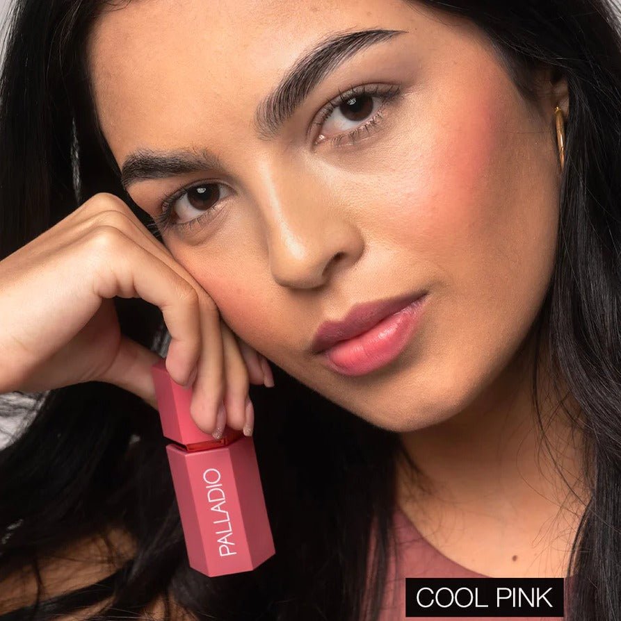Glamour Us_Palladio_Makeup_Liquid Blush | 2 - In - 1 Cheek & Lip Cream_Deep Fuchsia_LIB06 The best affordable Latina and Mexican makeup, beauty and cosmetics supply store in Chula Vista, San Diego