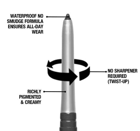 Glamour Us_Palladio_Makeup_Retractable Waterproof Liquid Eyeliner_Pure Black_PRE01 The best affordable Latina and Mexican makeup, beauty and cosmetics supply store in Chula Vista, San Diego