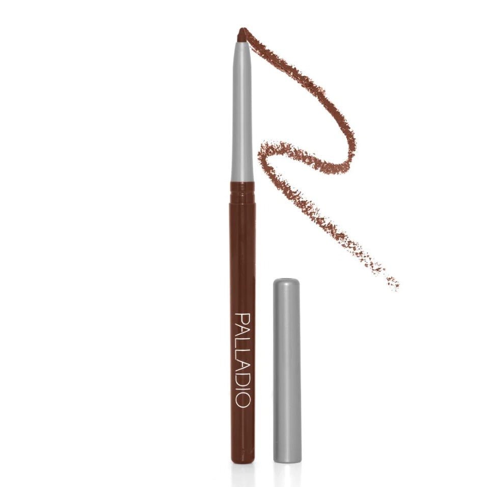 Glamour Us_Palladio_Makeup_Retractable Waterproof Lip Liner Pencil_Coffee_PRL05 The best affordable Latina and Mexican makeup, beauty and cosmetics supply store in Chula Vista, San Diego