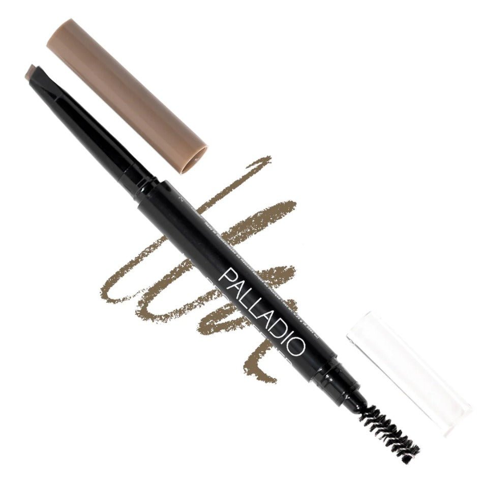 Glamour Us_Palladio_Makeup_The Brow Definer - Retractable Eyebrow Pencil_Taupe_PBD01 The best affordable Latina and Mexican makeup, beauty and cosmetics supply store in Chula Vista, San Diego