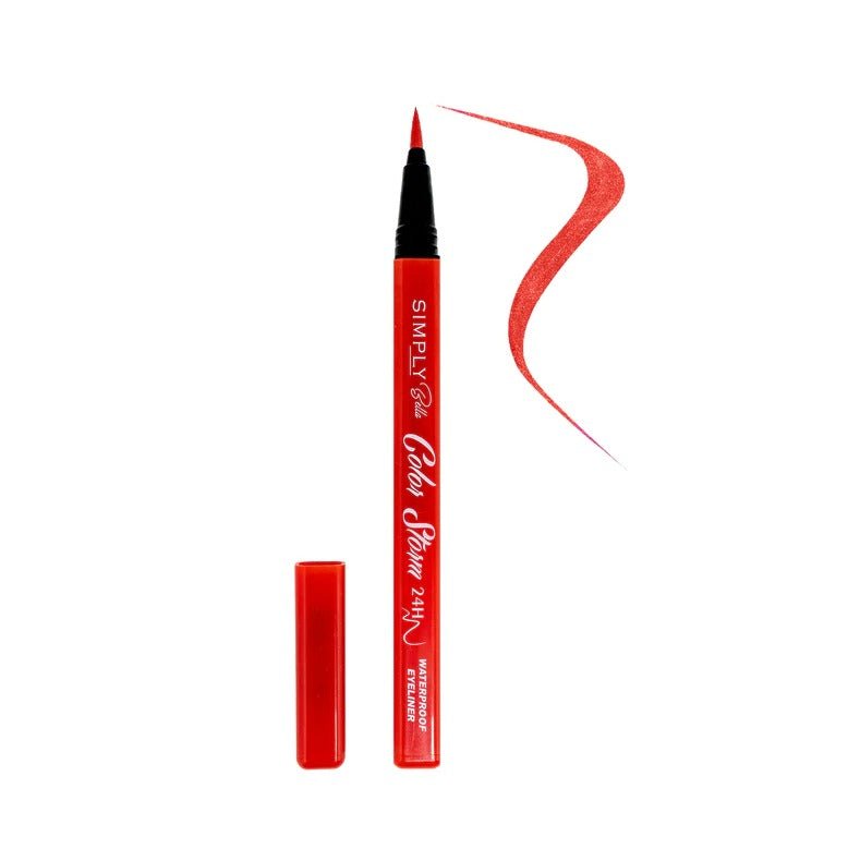 Glamour Us_Simply Bella_Makeup_Color Storm Waterproof Eyeliner_Orange_S031 - 03 The best affordable Latina and Mexican makeup, beauty and cosmetics supply store in Chula Vista, San Diego