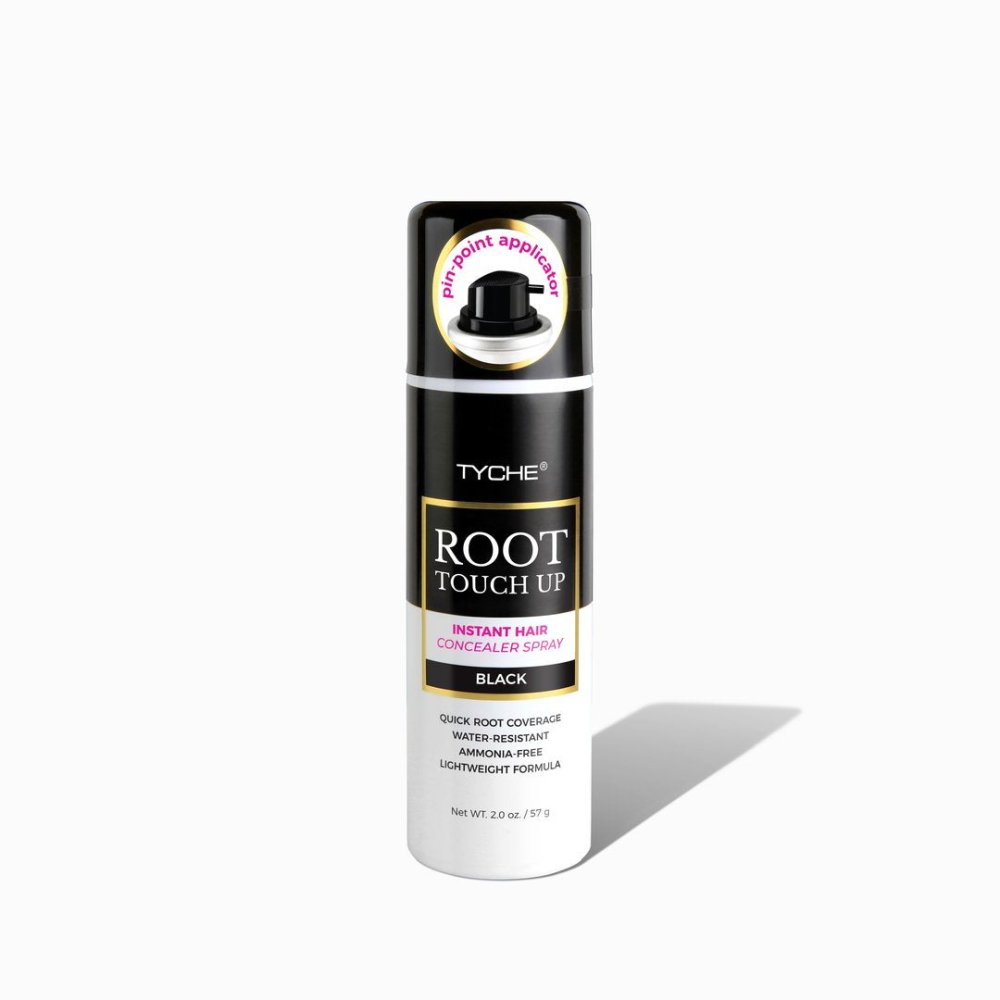 Glamour Us_Tyche_Hair_Root Touch Up Instant Hair Concealer Spray_Black_HLTU01 The best affordable Latina and Mexican makeup, beauty and cosmetics supply store in Chula Vista, San Diego