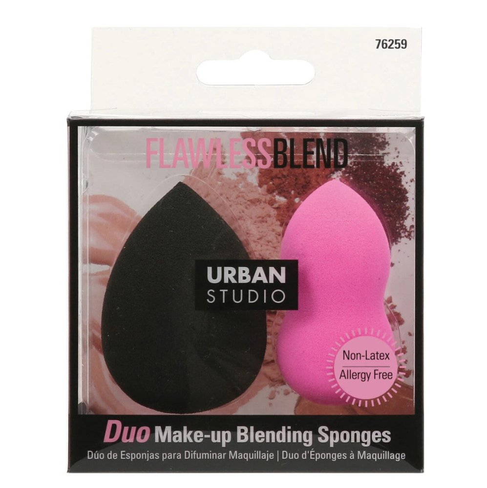 Cala Duo Make-Up Black & Pink Blending Sponges