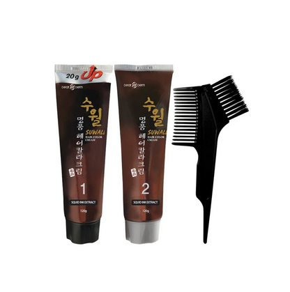 Tinte permanente para el cabello en polvo