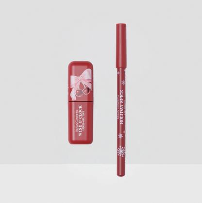 Midnight Kiss Liquid Gel Tint &amp; Wooden Lip Pencil Duo