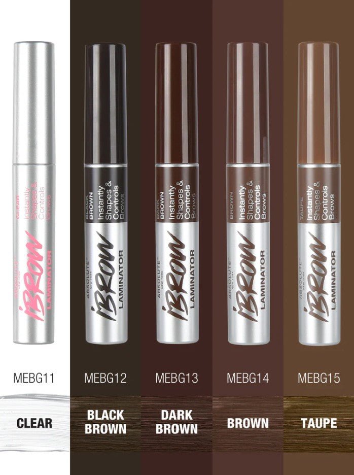 Glamour Us_Absolute New York_Makeup_I - brow Laminator Eyebrow Gel_Clear_ABNY-MEBG11 The best affordable Latina and Mexican makeup, beauty and cosmetics supply store in Chula Vista, San Diego