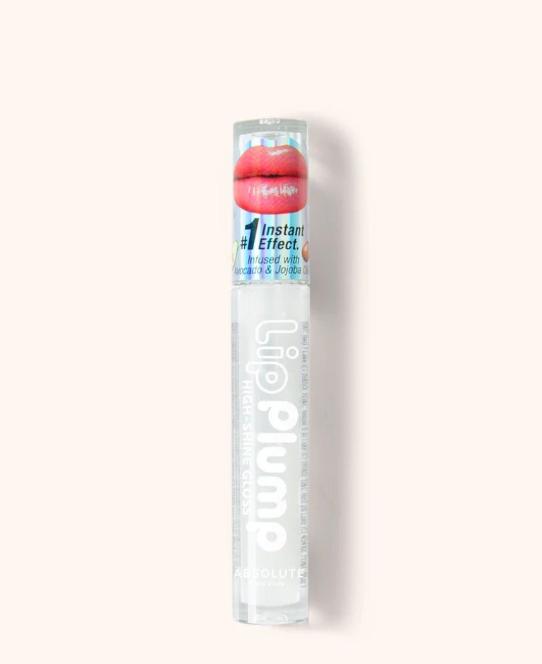 Glamour Us_Absolute New York_Makeup_Lip Plump High - Shine Gloss Lip Plumper_Clear_ABNY-MLPG01 The best affordable Latina and Mexican makeup, beauty and cosmetics supply store in Chula Vista, San Diego