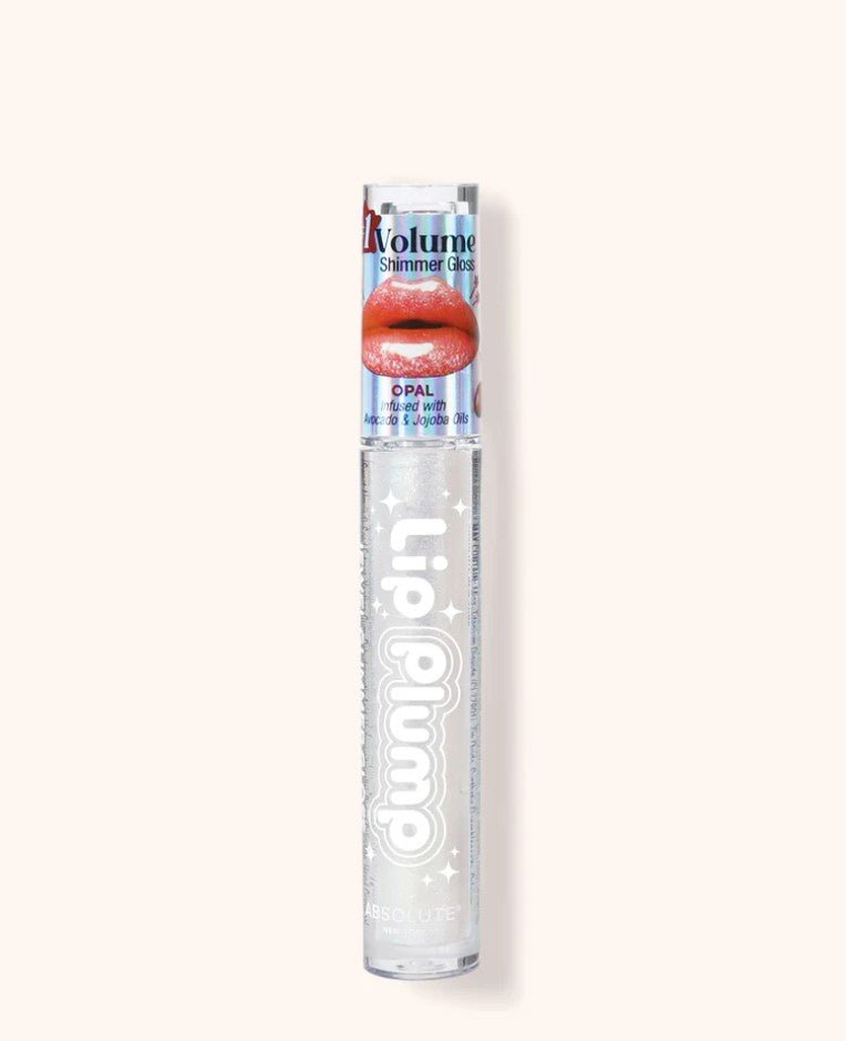 Glamour Us_Absolute New York_Makeup_Lip Plump Jewel Glimmer Gloss Lip Plumper_Opal_ABNY-MLPG11 The best affordable Latina and Mexican makeup, beauty and cosmetics supply store in Chula Vista, San Diego