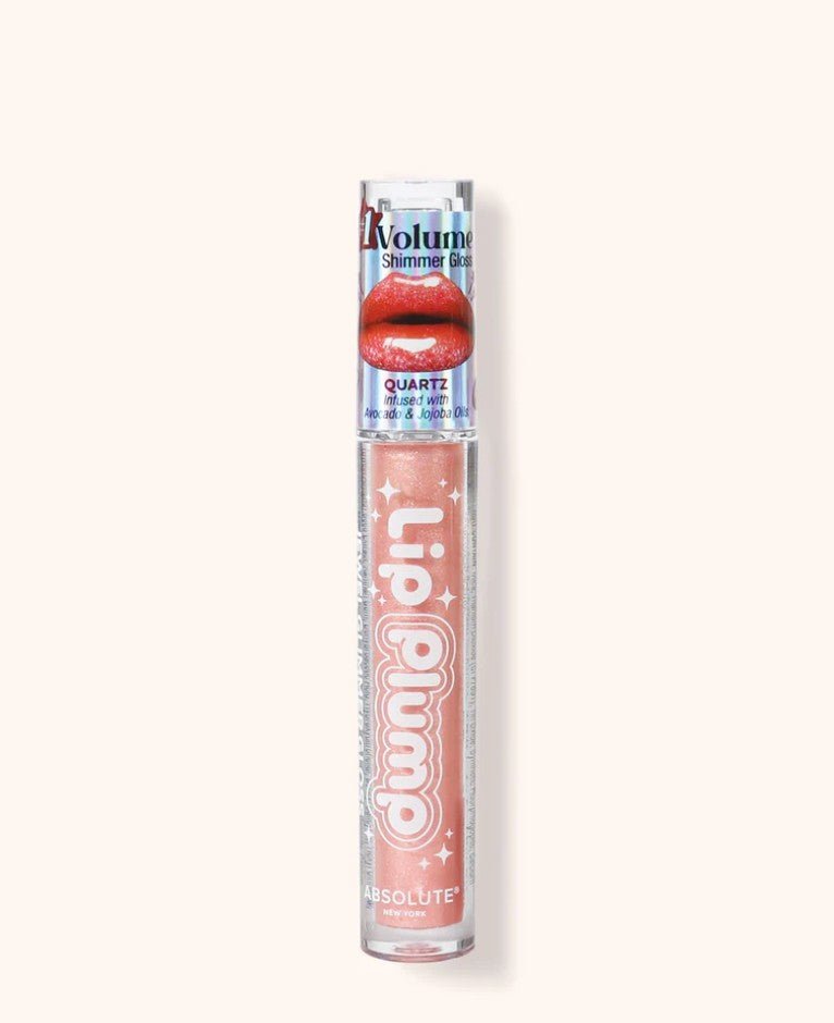 Glamour Us_Absolute New York_Makeup_Lip Plump Jewel Glimmer Gloss Lip Plumper_Quartz_ABNY-MLPG12 The best affordable Latina and Mexican makeup, beauty and cosmetics supply store in Chula Vista, San Diego
