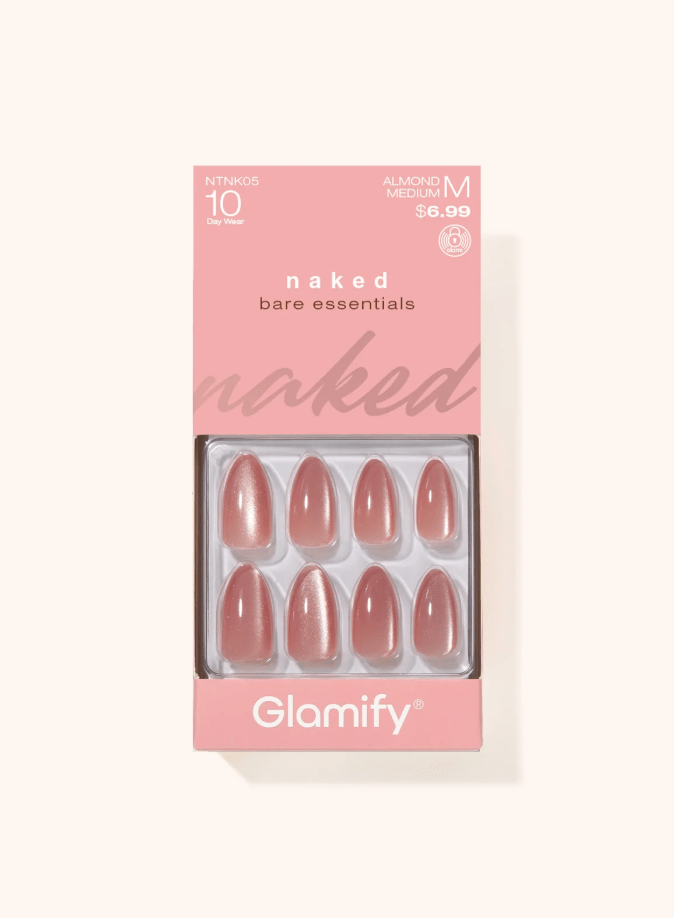 Glamour Us_Absolute New York_Nails_Naked Press On Nails - Almond Medium__NTNK05 The best affordable Latina and Mexican makeup, beauty and cosmetics supply store in Chula Vista, San Diego