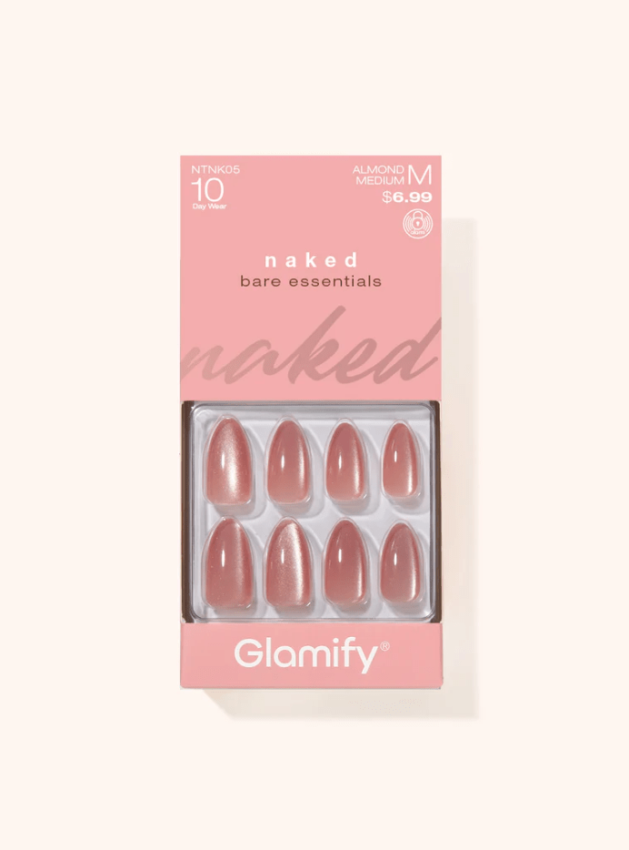 Glamour Us_Absolute New York_Nails_Naked Press On Nails_Almond Medium_NTNK05 The best affordable Latina and Mexican makeup, beauty and cosmetics supply store in Chula Vista, San Diego