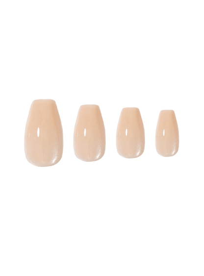 Glamour Us_Absolute New York_Nails_Naked Press On Nails_Coffin Medium_NTNK02 The best affordable Latina and Mexican makeup, beauty and cosmetics supply store in Chula Vista, San Diego