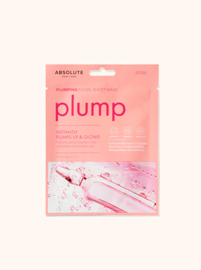 Glamour Us_Absolute New York_Skincare_Plumping Facial Sheet Mask__SFCA10 The best affordable Latina and Mexican makeup, beauty and cosmetics supply store in Chula Vista, San Diego