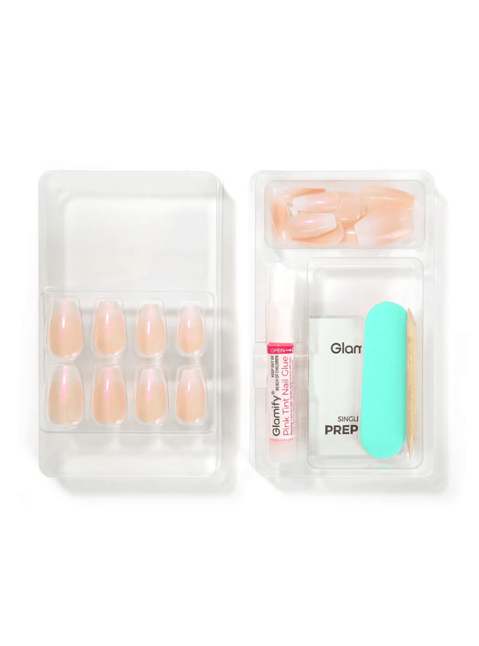 Glamour Us_Absolute New York_Nails_Shock Pink - French Chic Press On Nails__NTFC05 The best affordable Latina and Mexican makeup, beauty and cosmetics supply store in Chula Vista, San Diego